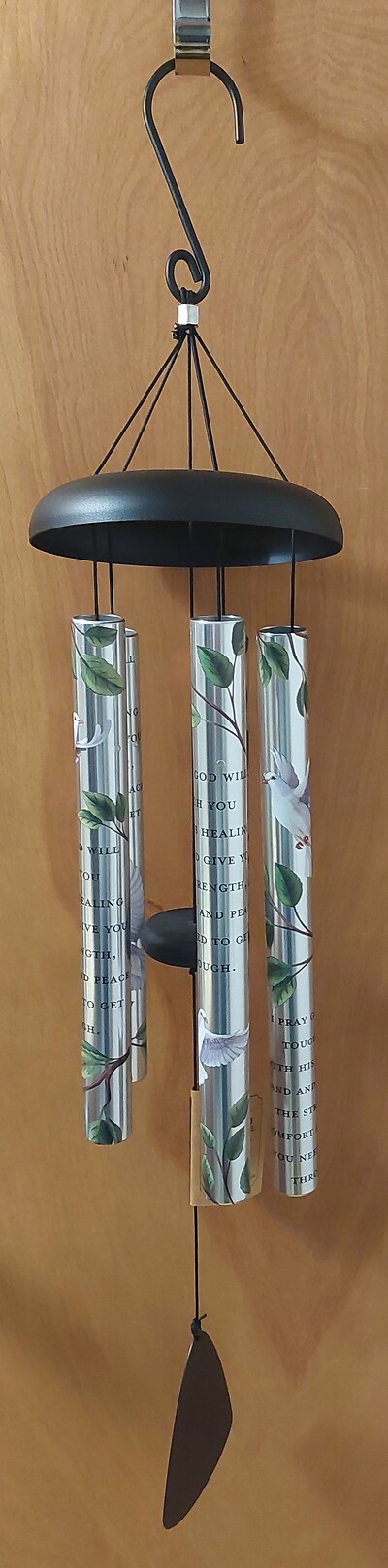 AF 38&quot; White Dove Sonnet Chime, Comfort and Peace