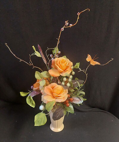 AF Artificial Butterfly Vase Arrangement