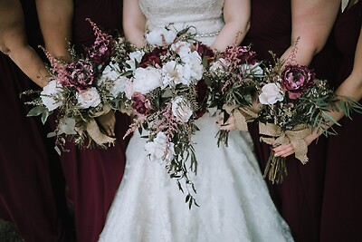 AF Blush And Wine Wedding